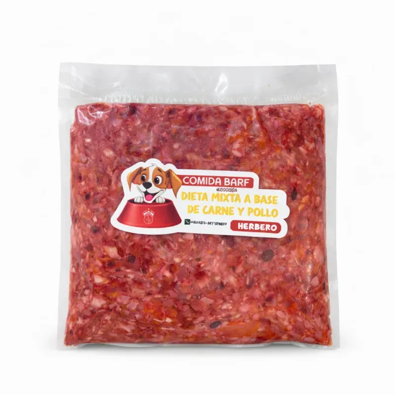 Dieta Mixta de Res y Pollo (200g)