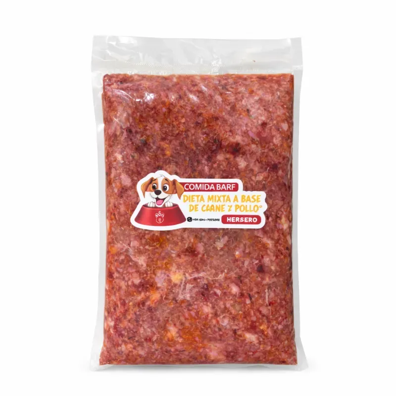 Dieta Mixta de Res y Pollo (500g)