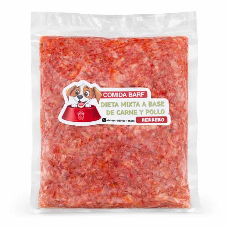 Dieta Mixta de Res y Pollo (200g)